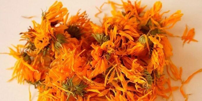 Marigold λουλούδια για τη θεραπεία του μύκητα στα πόδια